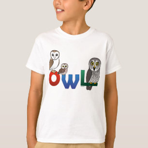 Colorful Owl T-Shirt