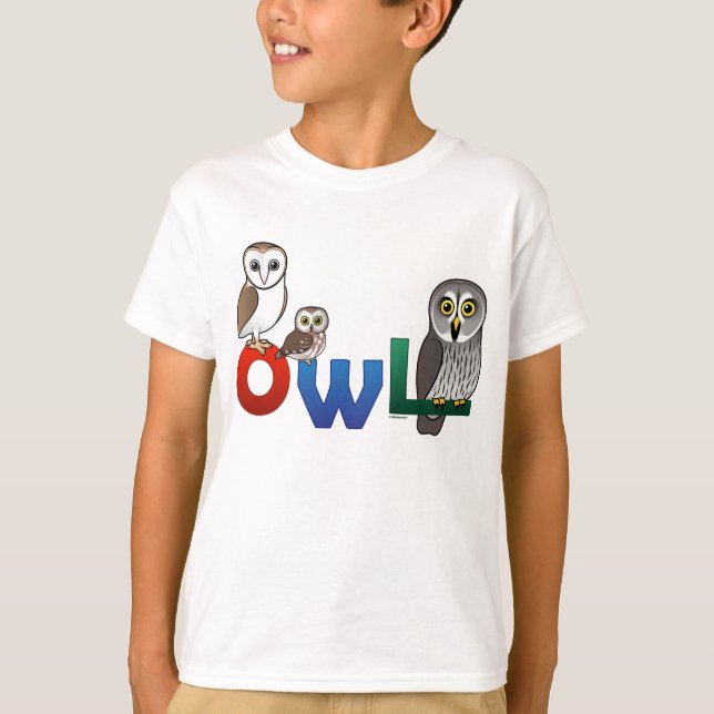 Colorful Owl T-Shirt (Front)
