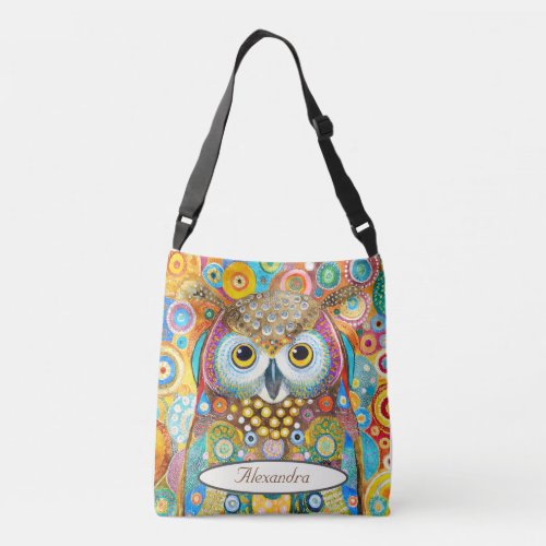 Colorful Owl Tote Bag