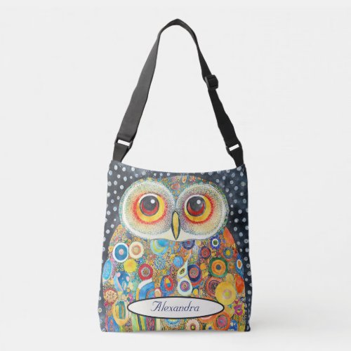 Colorful Owl Tote Bag