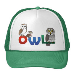 Colorful Owl Trucker Hat