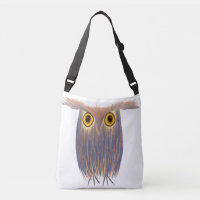 Colorful Owl Watercolor Painting