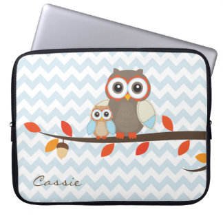Colorful Owls Laptop Case