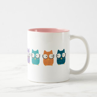 Colorful Owls Mug