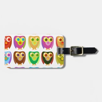 Colorful Owls Pattern