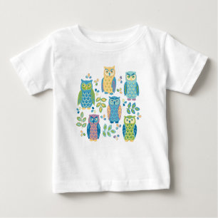 Colorful Owls Toddler T-Shirt