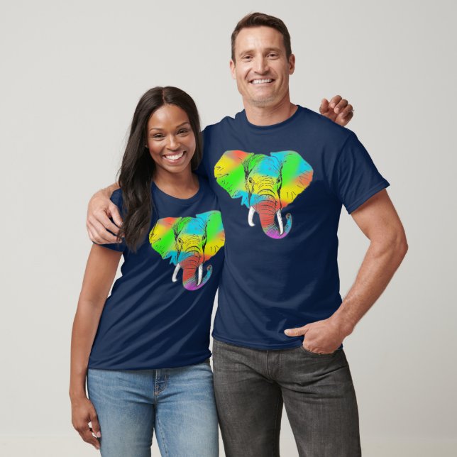 Colorful Pachyderm T-Shirt (Unisex)