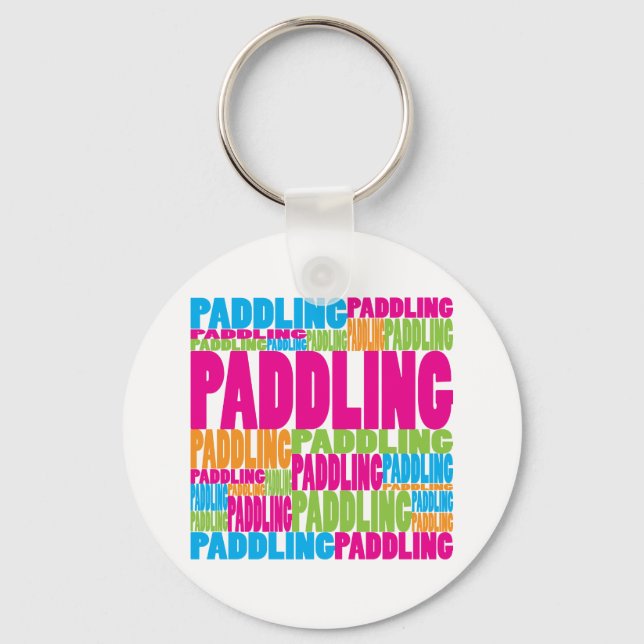 Colorful Paddling Keychain (Front)