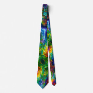 Colorful Paint abstract Neck Tie