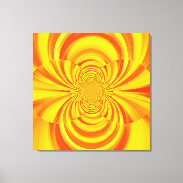 COLORFUL PAINT RAINBOW Abstract Art Canvas Print (Front)