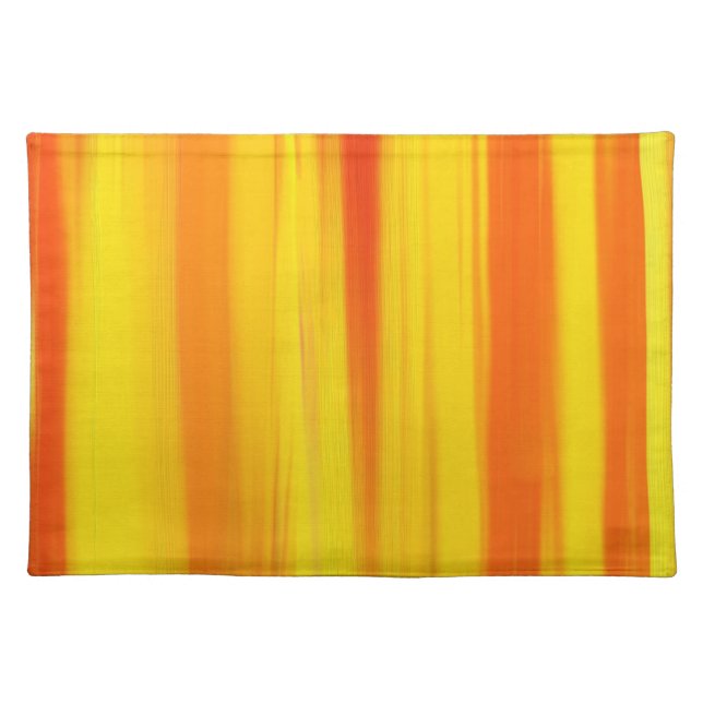 COLORFUL PAINT RAINBOW Abstract Art Placemat (Front)