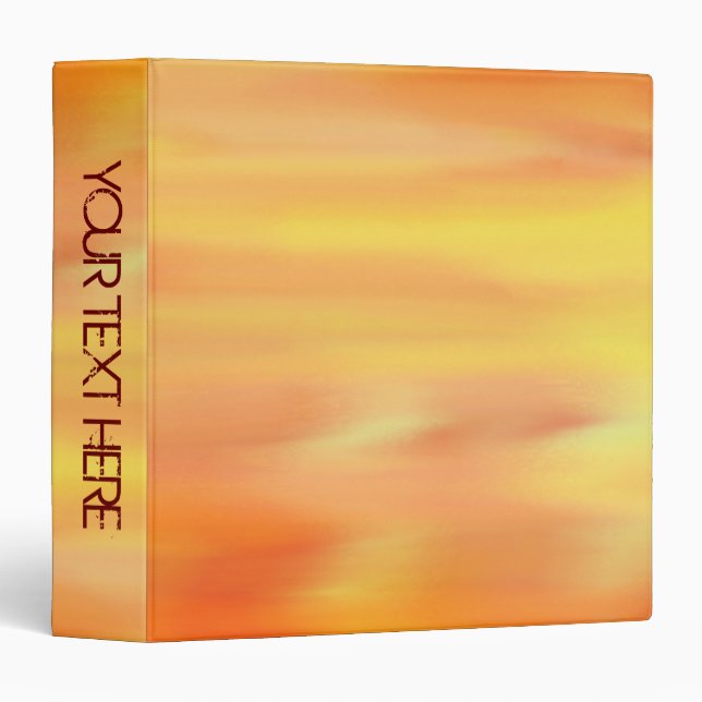 COLORFUL PAINT RAINBOW ART 4 BINDER (Front/Spine)