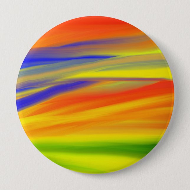 COLORFUL PAINT RAINBOW ART BUTTON (Front)