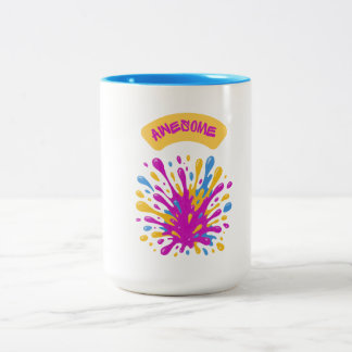 Colorful Paint Splash Awesome Mug