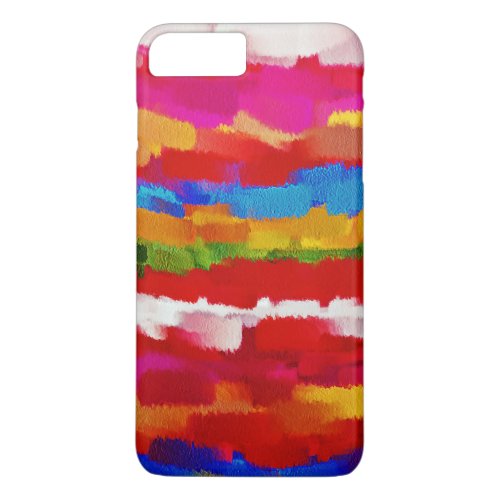 Colorful Paint Splatter Brush Stroke 2 iPhone 8 Plus7 Plus Case