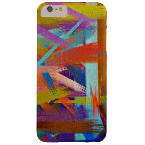 Colorful Paint Splatter Brush Stroke 3 Barely There iPhone 6 Plus Case