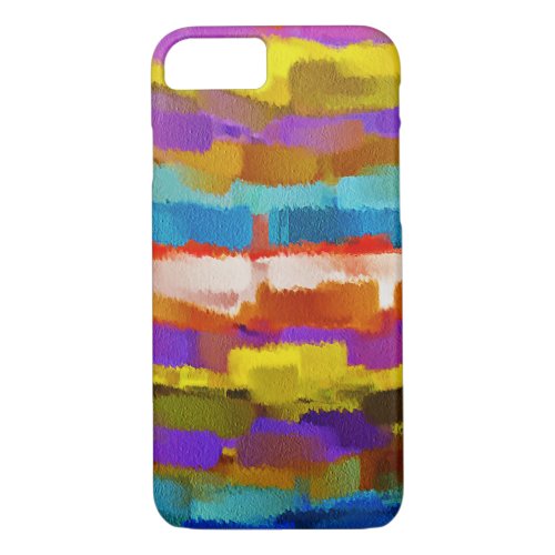 Colorful Paint Splatter Brush Stroke 5 iPhone 87 Case