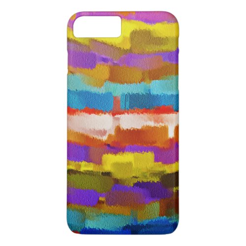 Colorful Paint Splatter Brush Stroke 5 iPhone 8 Plus7 Plus Case
