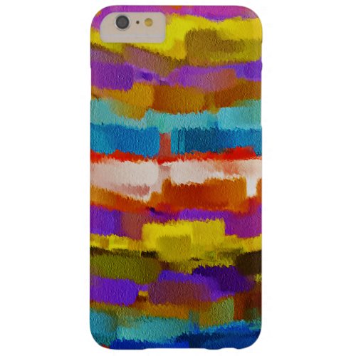 Colorful Paint Splatter Brush Stroke 5 Barely There iPhone 6 Plus Case