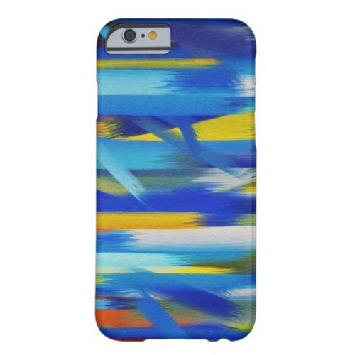 Colorful Paint Splatter Brush Stroke 6 Barely There iPhone 6 Case