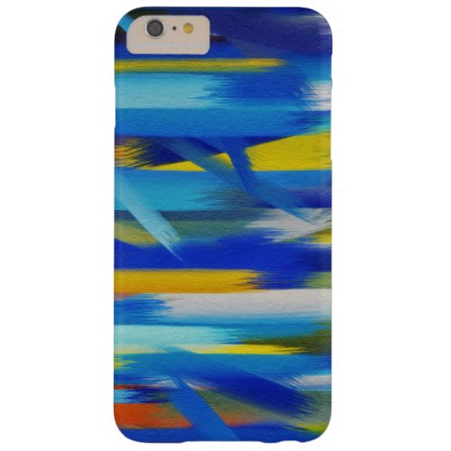 Colorful Paint Splatter Brush Stroke 6 Barely There iPhone 6 Plus Case