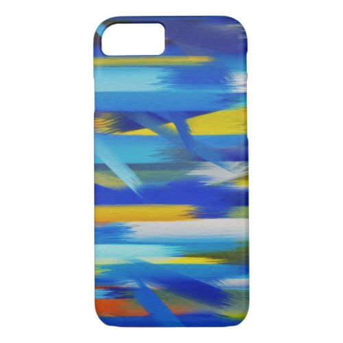 Colorful Paint Splatter Brush Stroke 6 iPhone 87 Case