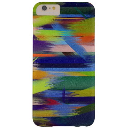 Colorful Paint Splatter Brush Stroke 7 Barely There iPhone 6 Plus Case