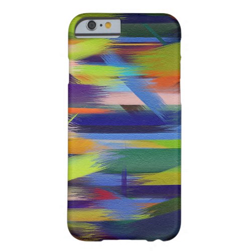 Colorful Paint Splatter Brush Stroke 7 Barely There iPhone 6 Case