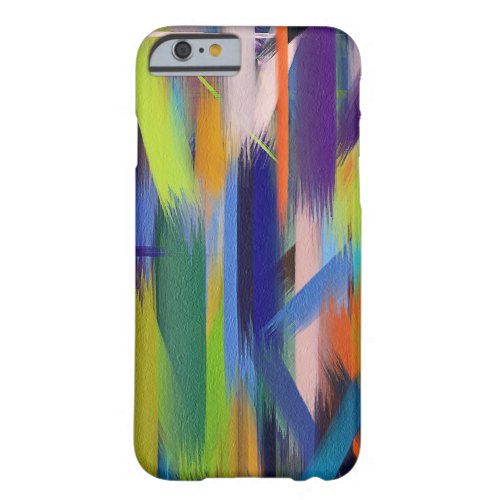 Colorful Paint Splatter Brush Stroke 8 Barely There iPhone 6 Case