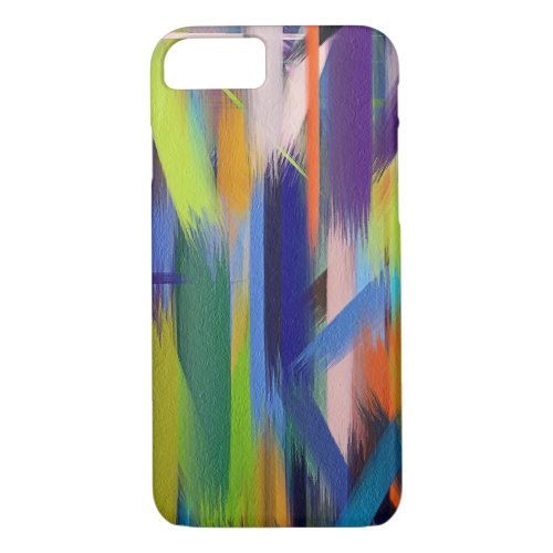 Colorful Paint Splatter Brush Stroke 8 iPhone 87 Case