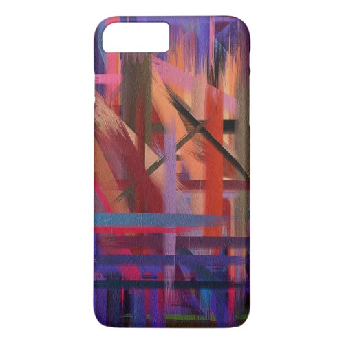 Colorful Paint Splatter Brush Stroke 9 iPhone 8 Plus7 Plus Case