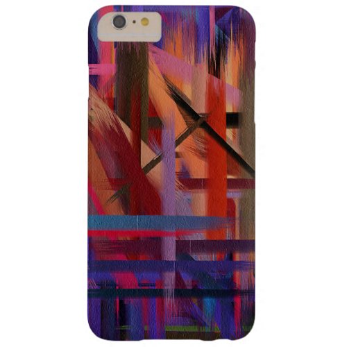 Colorful Paint Splatter Brush Stroke 9 Barely There iPhone 6 Plus Case