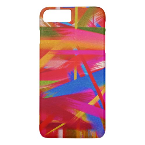 Colorful Paint Splatter Brush Stroke iPhone 8 Plus7 Plus Case