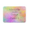 colorful paint splatter business card