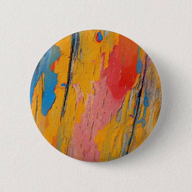 Colorful Paint Splatter Button (Front)