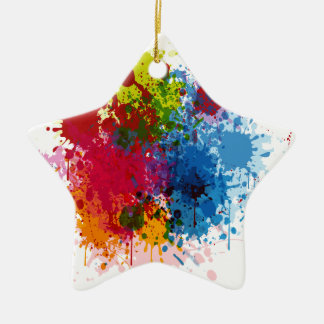 Paint Splatter Ornaments & Keepsake Ornaments | Zazzle