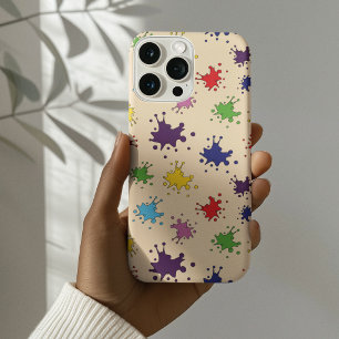 Colorful paint splatter ink splash iPhone 11 case