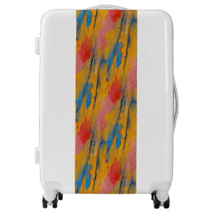 Colorful Paint Splatter Luggage