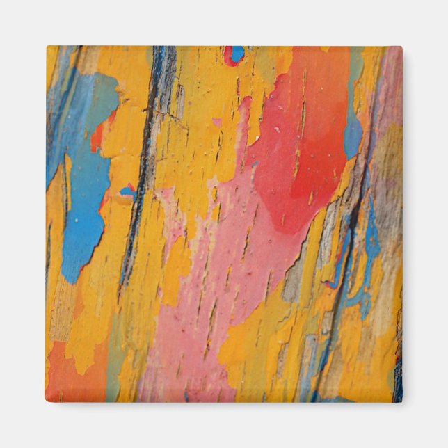 Colorful Paint Splatter Magnet (Front)