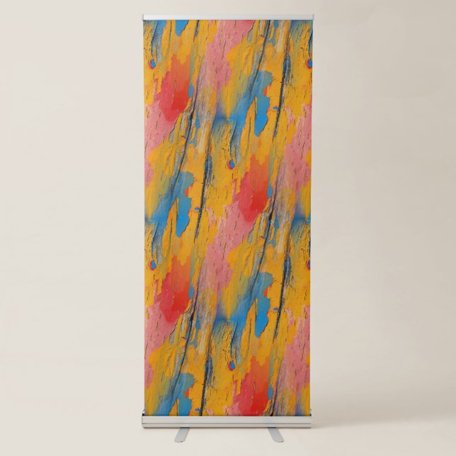 Colorful Paint Splatter Retractable Banner (Front)