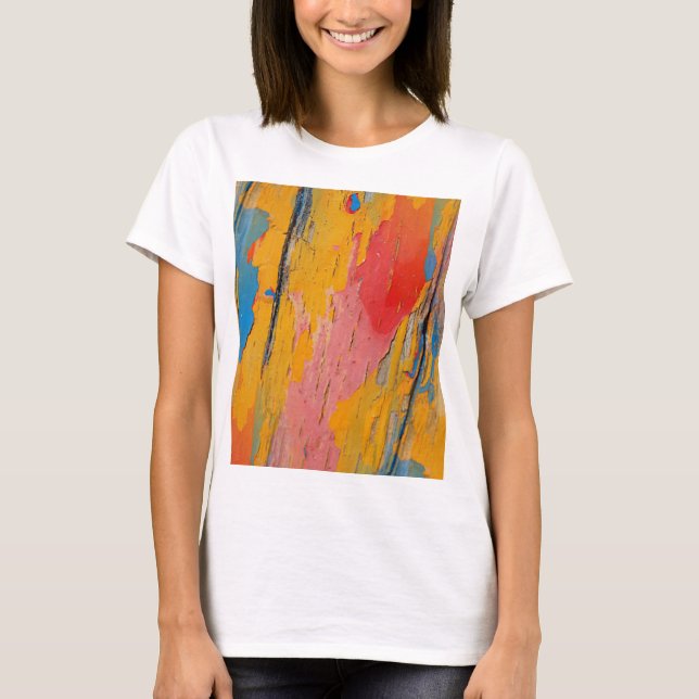 Colorful Paint Splatter T-Shirt (Front)