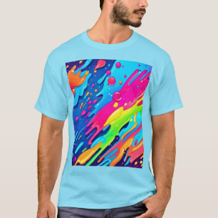 Colorful Paint Splatter T-Shirt