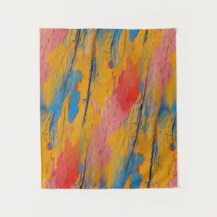 Colorful Paint Splatter Tapestry