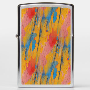 Colorful Paint Splatter Zippo Lighter