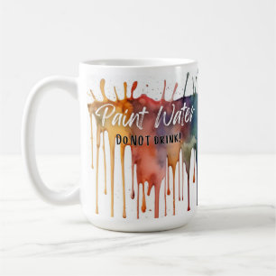 Colorful Paint Water Mug - Funny Artist Gift