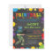 Colorful Paintball Birthday Party Invitations