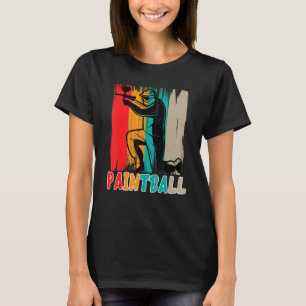 Colorful Paintball Paintball Player Colors Paintba T-Shirt