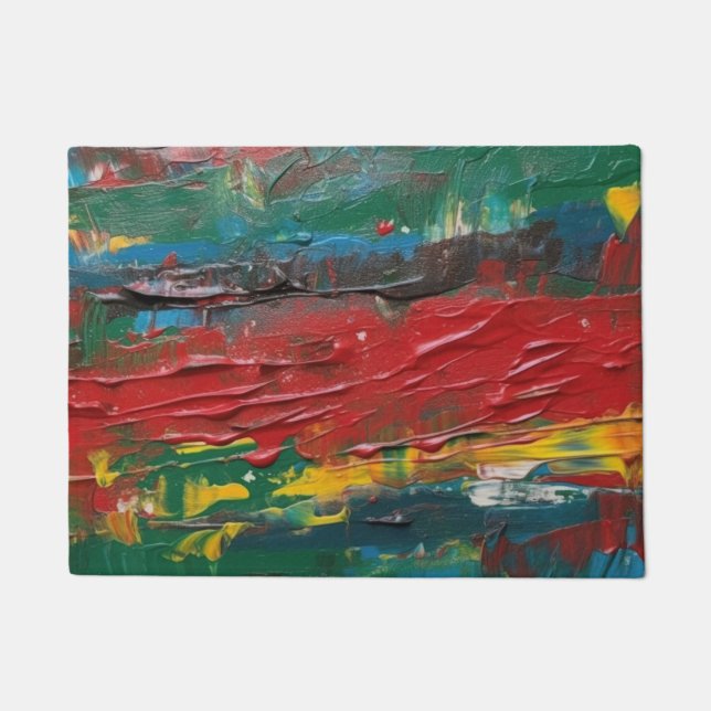 Colorful Painted  Doormat (Front)