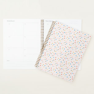 Colorful Painted Dots Planner