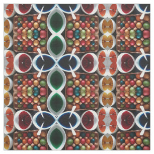 Colorful Painted Easter Eggs funny art fabric